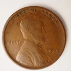 1909  * P* NO vdb   LINCOLN WHEAT CENT  *NICE COIN  *  - FREE SHIPPING! C3227