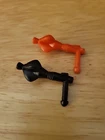 Vintage He-man MOTU Zodac Laser Gun Pistol Weapon Part LOT OF 2 BLACK AND ORANGE