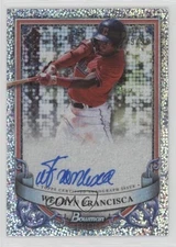 2024 Bowman Sterling Prospect Speckle Refractor /99 Welbyn Francisca #PA-WF Auto