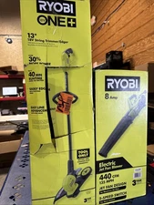 Ryobi One+ 18V 18 Volt  Cordless 13" String Trimmer / Edger And Corded Blower