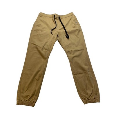 Ecko Unltd Joshua Jogger Mens 38 Khaki Stretch Twill Pants EM-DK43R-6X NWT