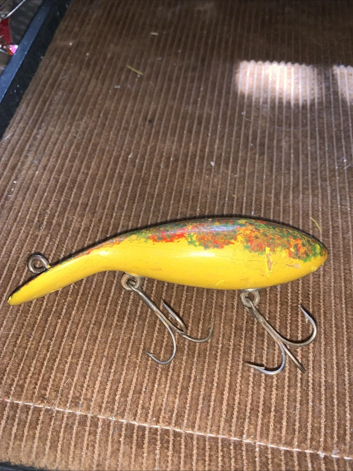 Rush Tango Junior 4 дюйма зеленая желтая пестрая задняя часть - Изображение 2 из 4