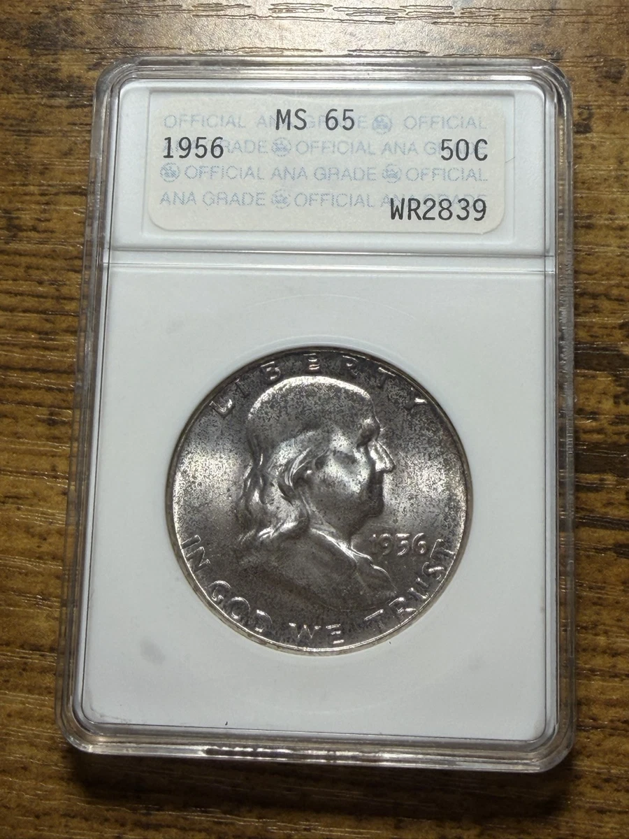 MS 65 Graded 1956 Franklin Half Dollars (1948-1963) for sale | eBay