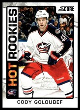 2012-13 Score Hot Rookies Cody Goloubef RC #527