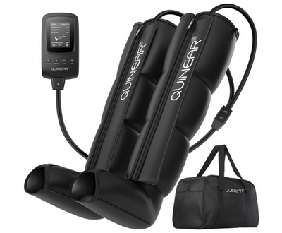 QUINEAR Air Compression Recovery System Sequential Leg Massager Therapy Boots, L