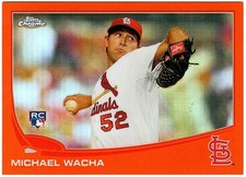 Michael Wacha 2013 Topps Chrome #119 Orange Refractor RC