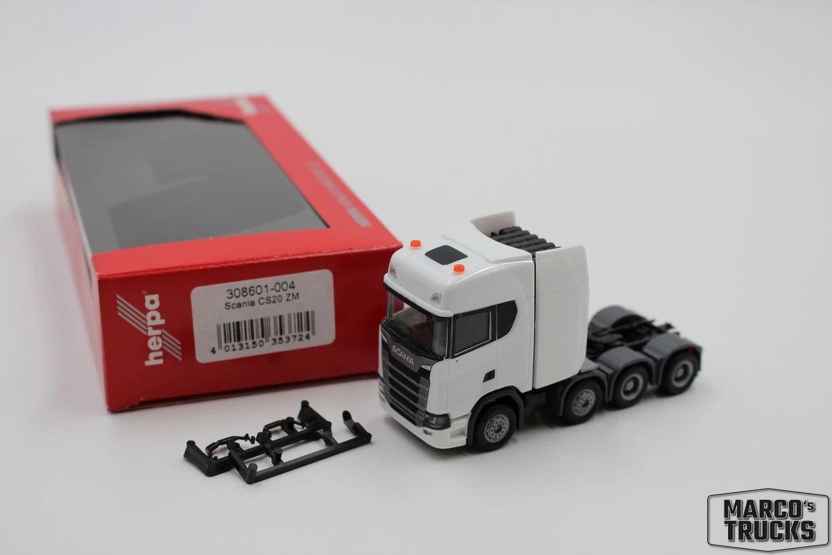 Herpa 085939 - Telaio Camion Scania 3 Assi (2 Pezzi) - Scala 1:87 H0 - NUOVO - Foto 4
