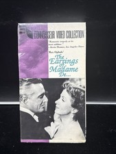 The Earrings of Madame De... Betamax Tape  Not VHS 