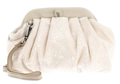 CATERINA LUCCHI Los Angeles Violante Pochette S Clutch Tasche Calce beige