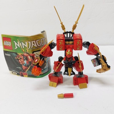 Lego Ninjago Kais Fire Mech 70500 90% Complete READ