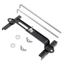 Adjustable Battery Hold Down, Universal Adjustable Battery Crossbar with J Bo...