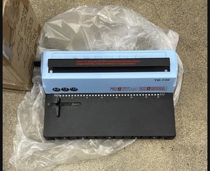 Rayson TD-130 Wire Binding Machine (Square Holes) Punch 12 Sheets/Bind 120 Sh..
