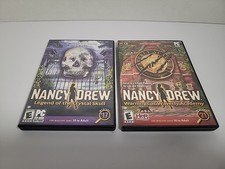 Nancy Drew PC Computer Games Lot of 2 Her Interactive Mystery CD-ROM Games