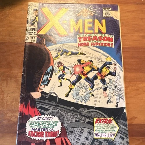 Marvel X-Men #37 1967 Silver Age Comic Book Vintage First Character Appearance
