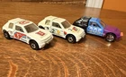 Vintage Hot Wheels Peugeot 205 Rallye Speed Fleet Series -set Of 3