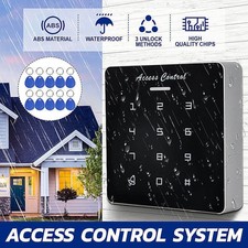 125KHz RFID ID Card Reader Keypad Door Entry Access Control System Password Lock
