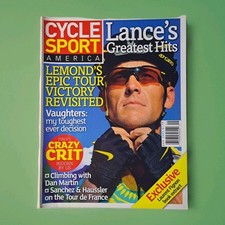 Cycle Sport Magazine Tour de France Lance Armstrong Greg LeMond August 2009 