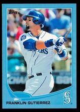 2013 Topps #340 Franklin Gutierrez Blue Seattle Mariners
