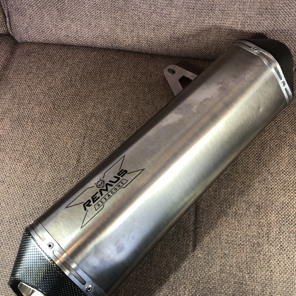 Remus Hexacone Steel Slip-On Exhaust Silencer For Bmw Etc Part No HC1 E4 2268 - Image 3 of 4