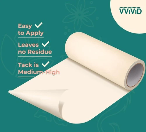 Easy-Apply 6"x100' Medium Tack Transfer Tape Compatible with Cricut & More image 3