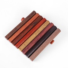 2 X Round Wood Stick Turning Blanks for Smoking Pipe Stem Pen Bead Ball DIY