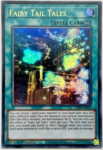 GFTP-EN010 Fairy Tail Tales - Ultra Rare 1st Edition Near Mint YuGiOh Card