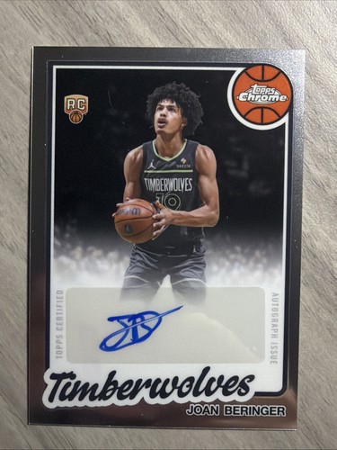 2025-26 Topps Chrome Update Joan Beringer Rookie 1980-81 Auto Timberwolves