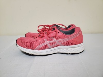 Asics Womens Jolt 2 Pink Grey Running Sneakers Size 9.5