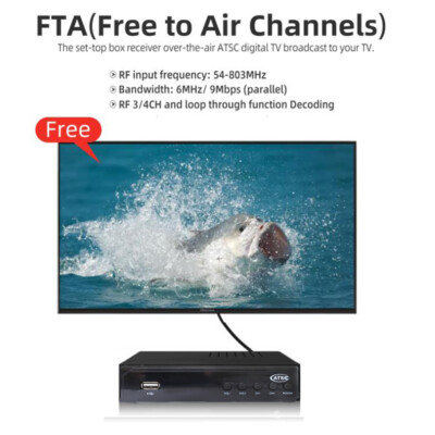 Atsc-t Terrestrial Digital TV Receiver FTA Tv Tuner Atsc Atsc Digital Broadcast