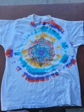Vintage Chinese Zodiac Calendar Tie-Die single stitch made in USA large retro