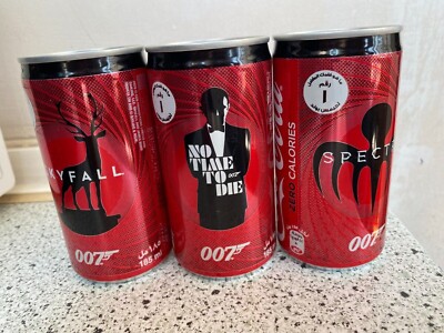 Saudi Arabia Coca-Cola Zero Cans 007 set commemorative 185ml Empty
