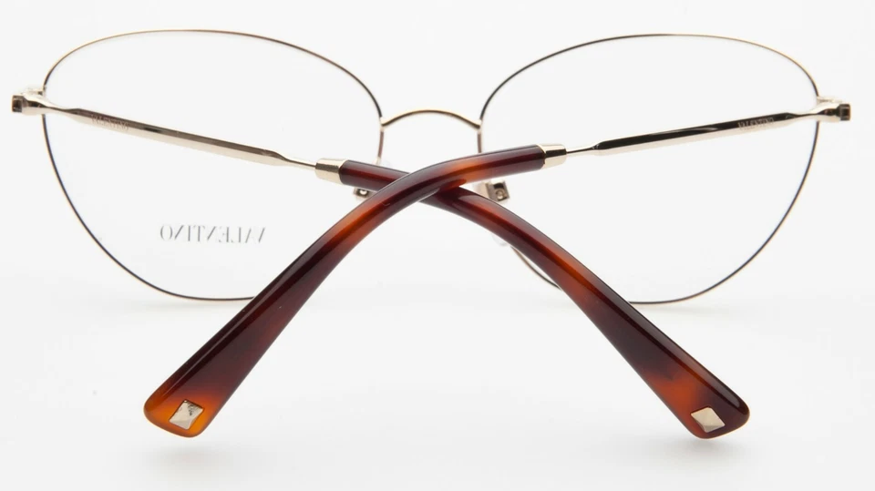 NEW VALENTINO VA 1010 3035 LIGHT GOLD /PINK EYEGLASSES GLASSES 53-17-140mm Italy — 第 4/4 张图片