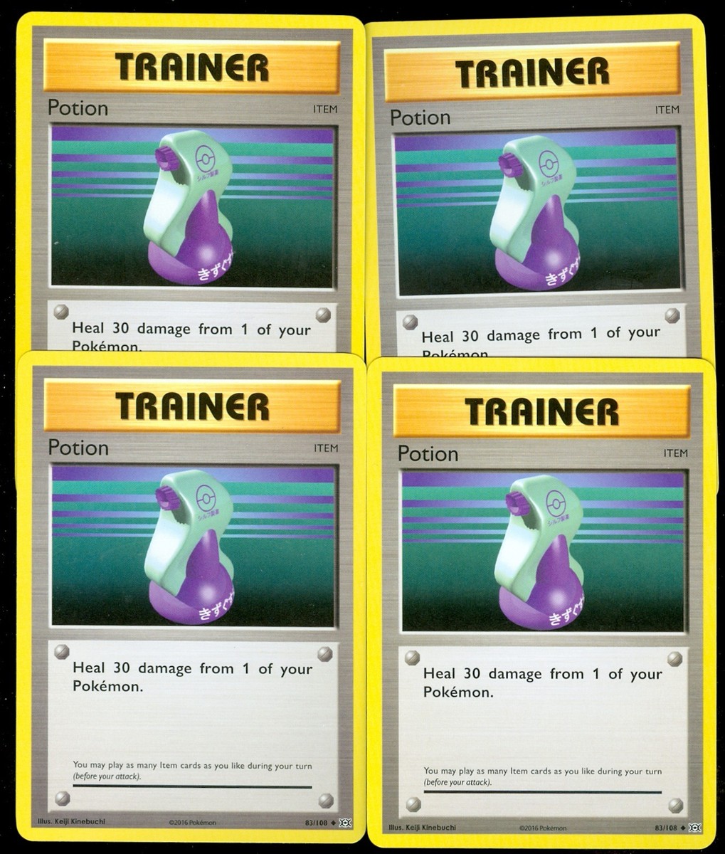 1995 potion pokemon card value 83/108 - XY Evolutions Mint / near mint condition trading card Pokemon Trainer Potion | eBay