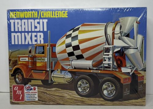AMT 1:25 Cement Mixer Truck Model Kit - AMT1215 - Picture 1 of 5