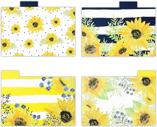 Outshine 24 Pack 4x6 Recipe Farmhouse Card Dividers Organizers Tabs - Picture 39 of 45