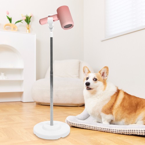 Support de sèche-cheveux réglable rotatif à 360 degrés mains libres pour table de toilettage de chien Support de sèche-cheveux réglable en hauteur