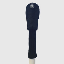 Black Plush Golf Head Cover With Wilson and X Tag Clean