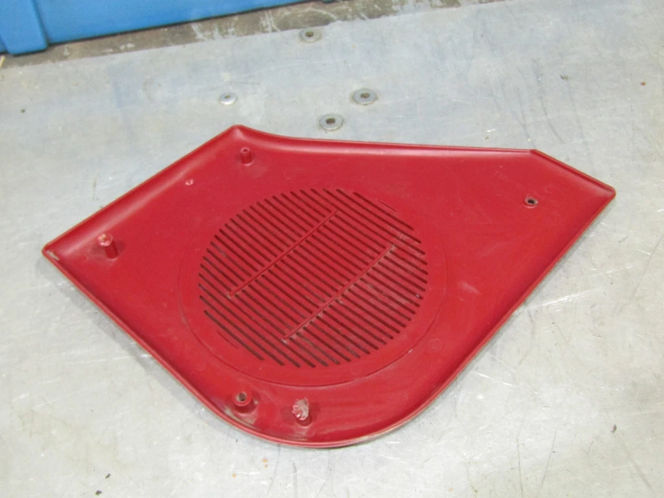 1987-1993 Ford Mustang OEM passenger door panel speaker grille cover, broken tab - Image 2 of 4