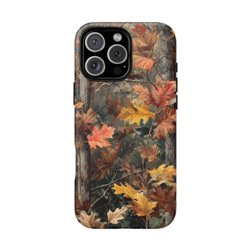 Autumn Forest Tree Leaves Camo - Phone Cover Case for iPhone, Galaxy, Pixel - 第 10/281 張圖片