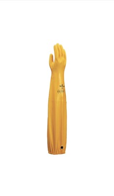 SHOWA ATLAS 772 CHEMICAL RESISTANT GLOVES BEST GLOVE MFG 26'' (6 Pairs)(12gloves)