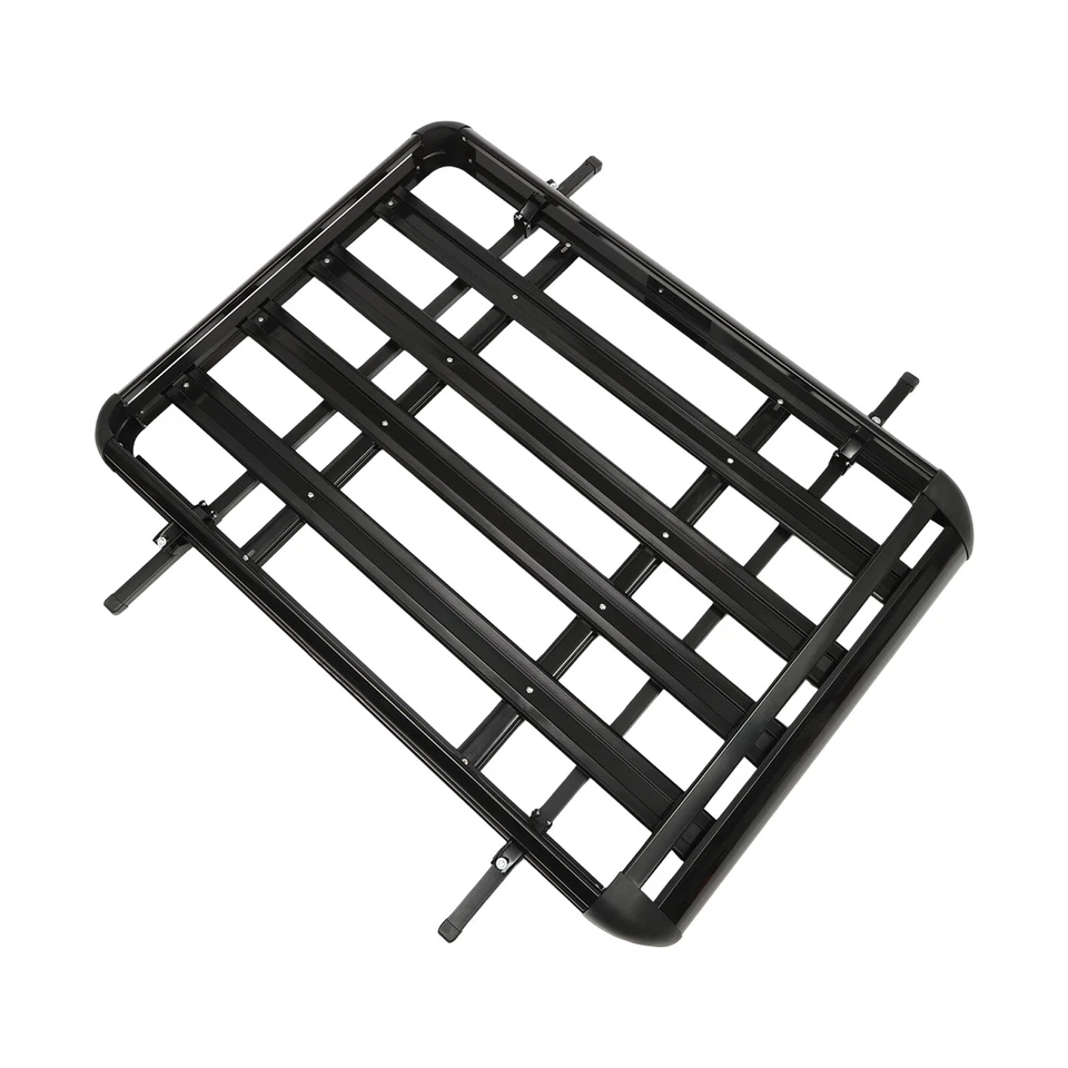 Universal Aluminium Auto-dachträger Korb Fracht Gepäck Träger Einstellbare 140cm - Bild 4 von 4