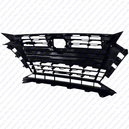 Front Bumper Upper Grille & Grille Molding Set For 2023-24 Nissan Altima SR NEW - Imagen 7 de 10