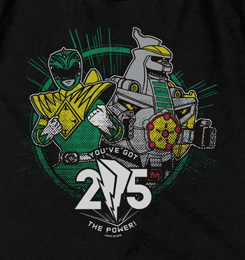 Mighty Morphin Power Rangers Green 25 Pullover Hoodie