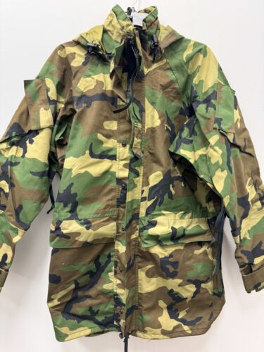 USGI US Marines Gen II ECWCS Goretex Woodland Cold Weather Parka - Small Long - Picture 2 of 5