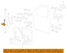 FORD OEM 07-17 Expedition Front Door Lock Hardware-Handle, Inside 8L1Z7821818A