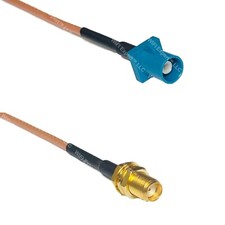 RG316 Fakra Z Male to SMA FEMALE RF Cable Rapid-SHIP LOT