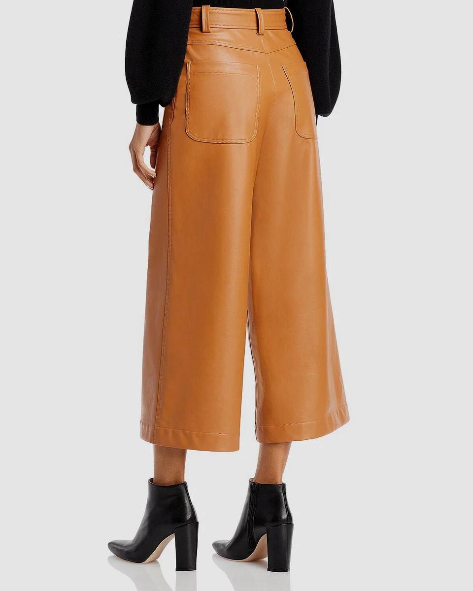 Faux leather gaucho best sale pants