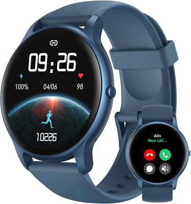 Smartwatch Damen mit Telefonfunktion Armbanduhr Watch für iPhone Samsung Huawei