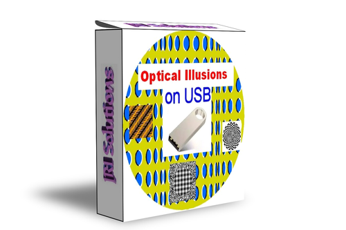 Optical Illusions 1900+ Images on USB Teaching Aid Escher Mind Games Eye Tricks - Picture 2 of 3