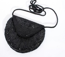 Vintage Beaded Evening Bag Purse Cross Body Hong Kong Excellent Condition